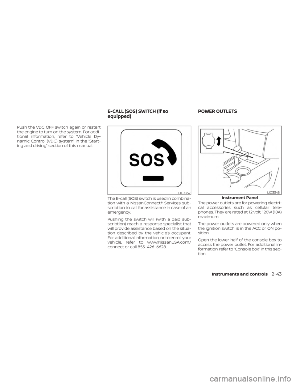 NISSAN ALTIMA SV 2018  Owners Manual 
