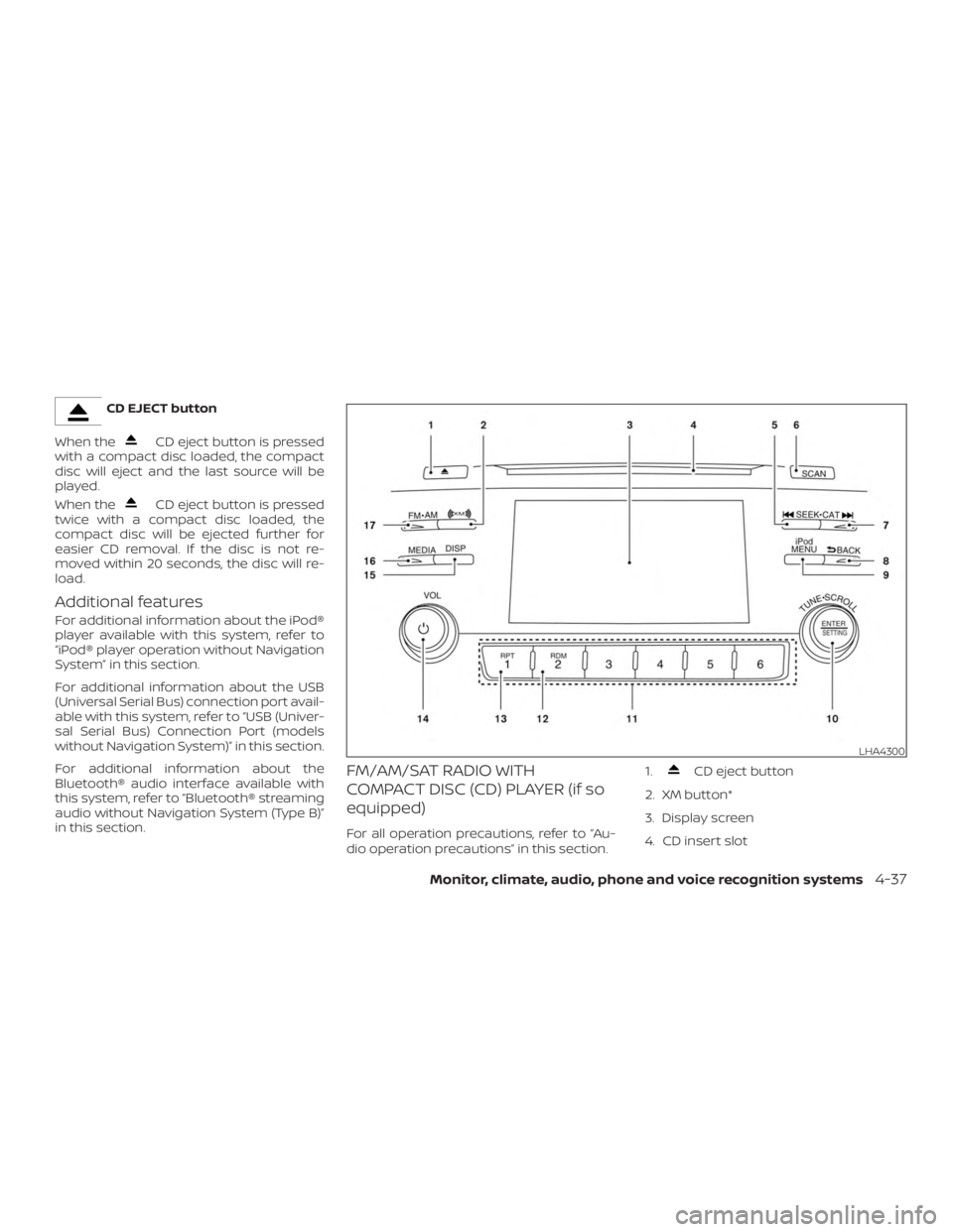 NISSAN ALTIMA SV 2018  Owners Manual 