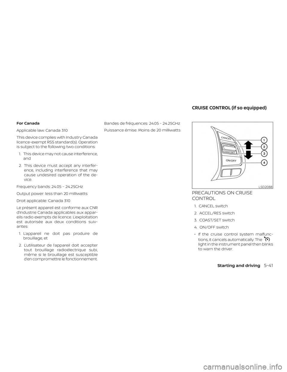 NISSAN ALTIMA SV 2018  Owners Manual 