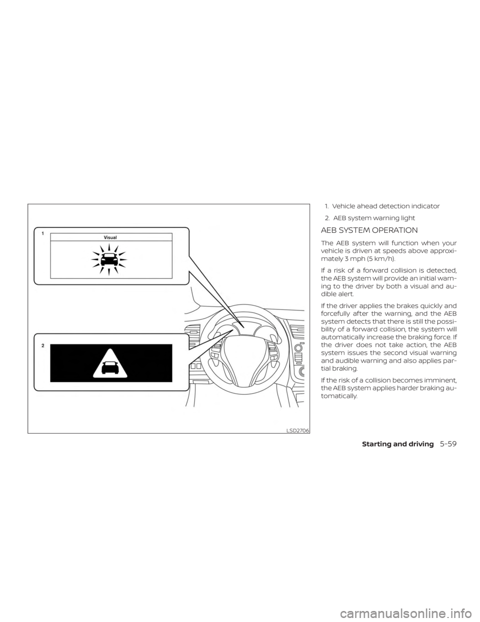 NISSAN ALTIMA SV 2018  Owners Manual 