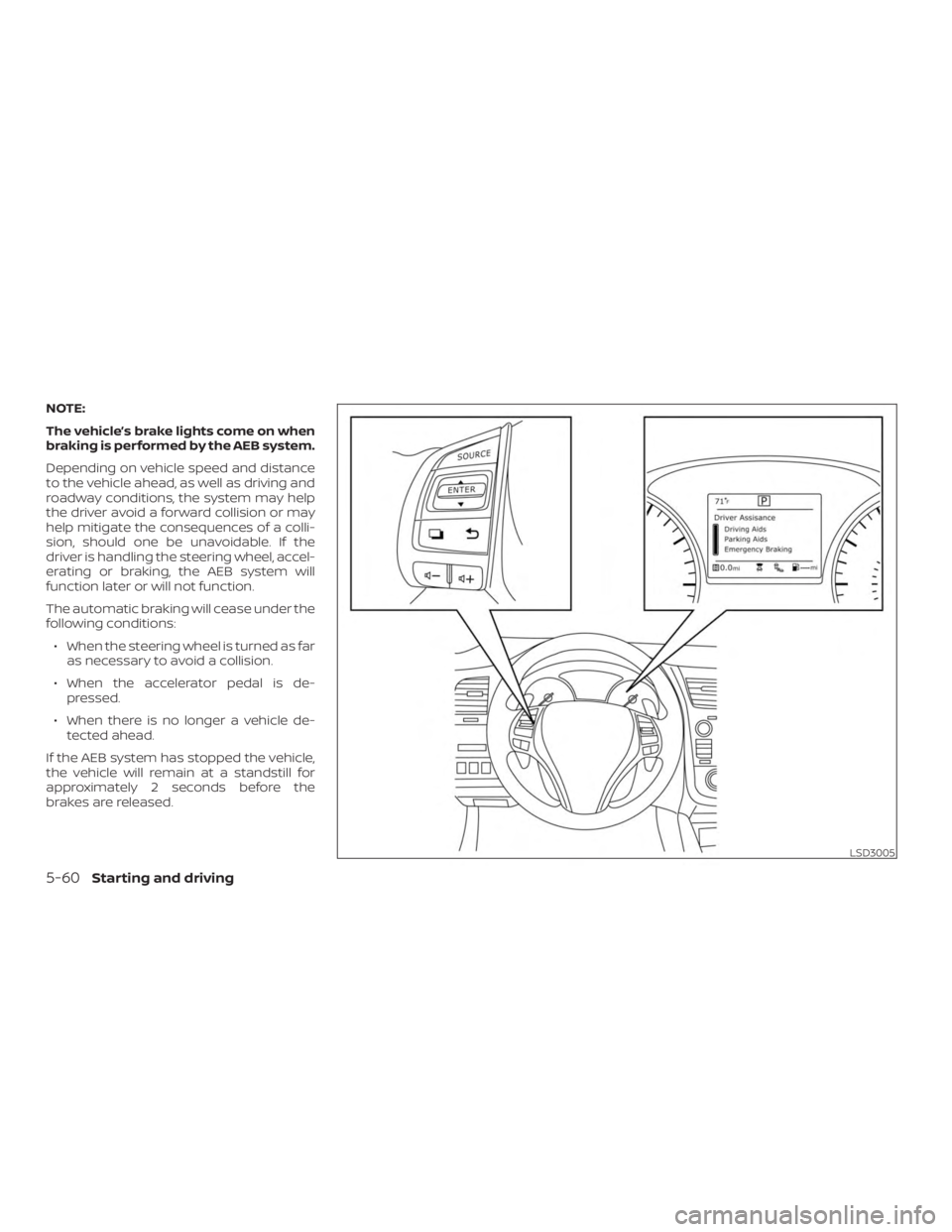 NISSAN ALTIMA SV 2018  Owners Manual 