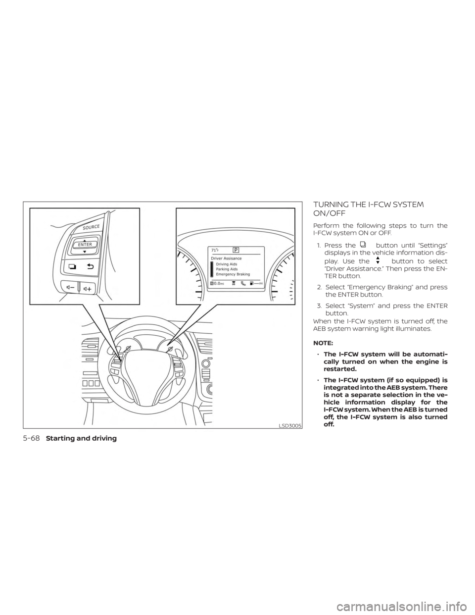 NISSAN ALTIMA SV 2018  Owners Manual 