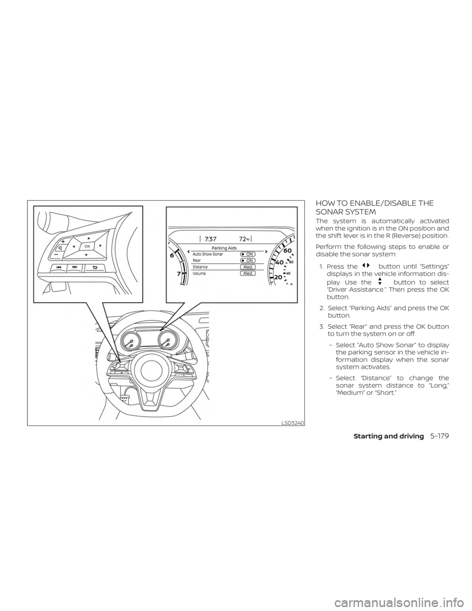 NISSAN ALTIMA SL 2019  Owners Manual 