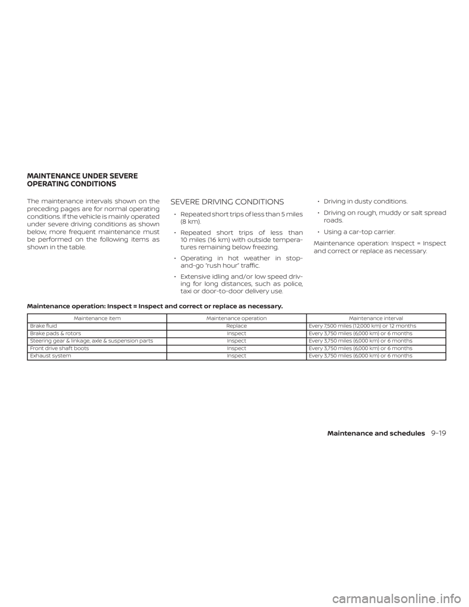 NISSAN ALTIMA SL 2019  Owners Manual 