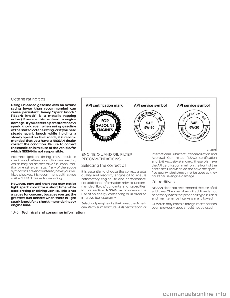 NISSAN ALTIMA SL 2019  Owners Manual 
