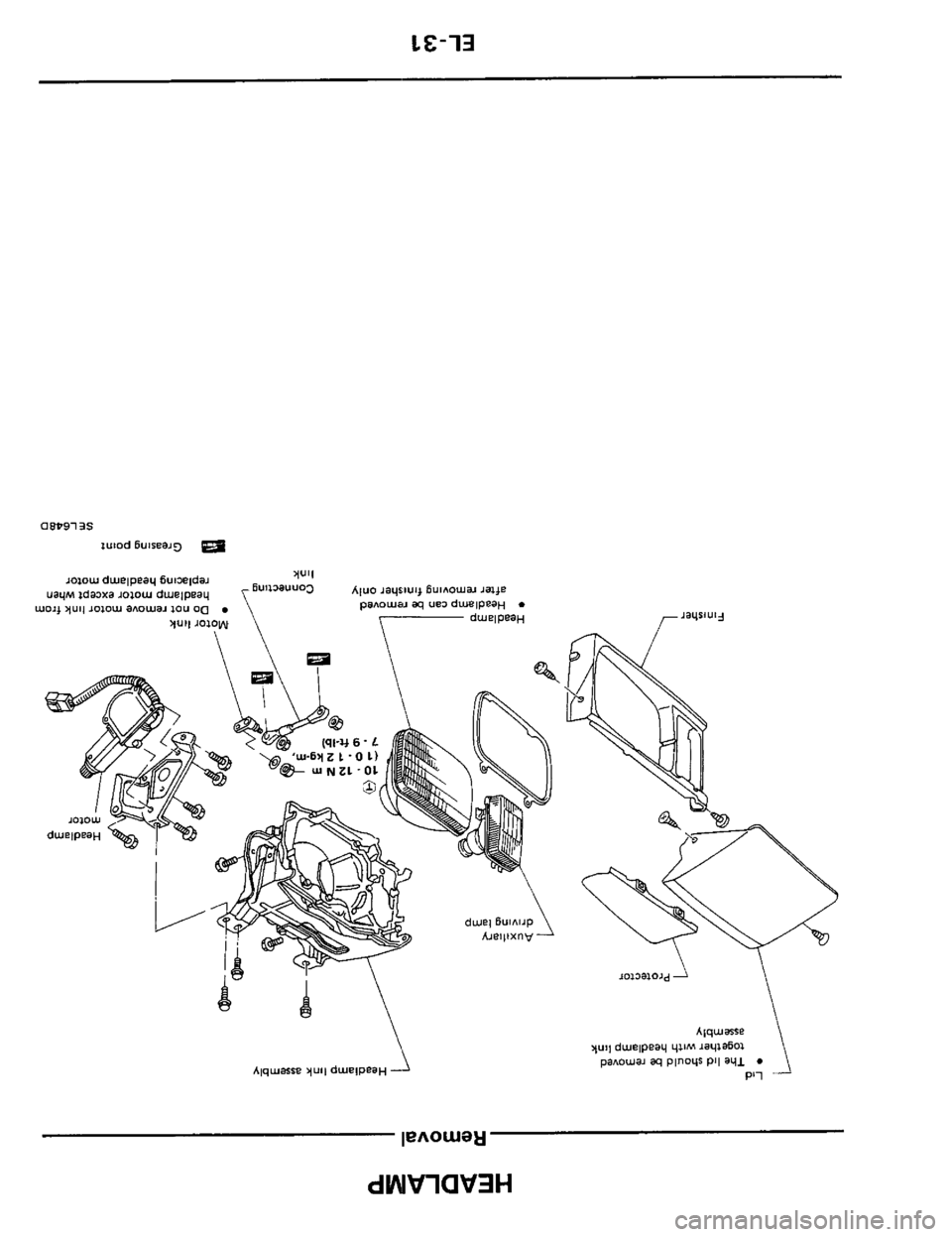 NISSAN 300ZX 1984 Z31 Electrical System Workshop Manual LE-13 
 
  