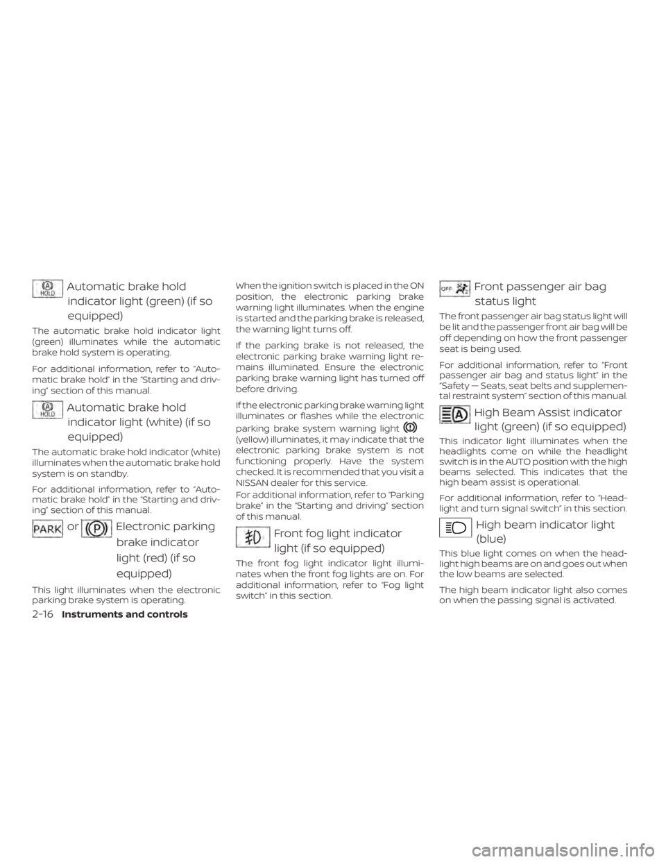 NISSAN ALTIMA 2022  Owners Manual 