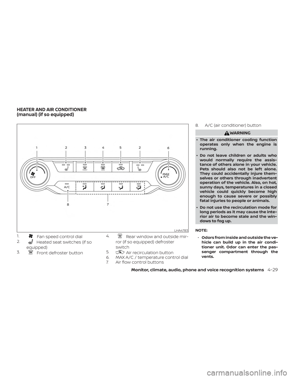 NISSAN ALTIMA 2022  Owners Manual 1. 