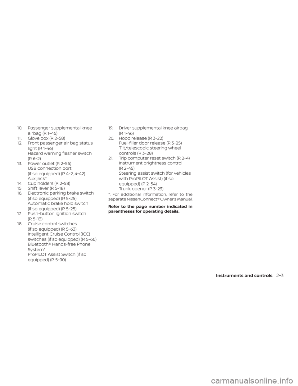 NISSAN ALTIMA 2022  Owners Manual 