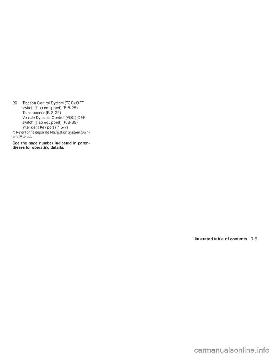 NISSAN ALTIMA 2009  Owners Manual 