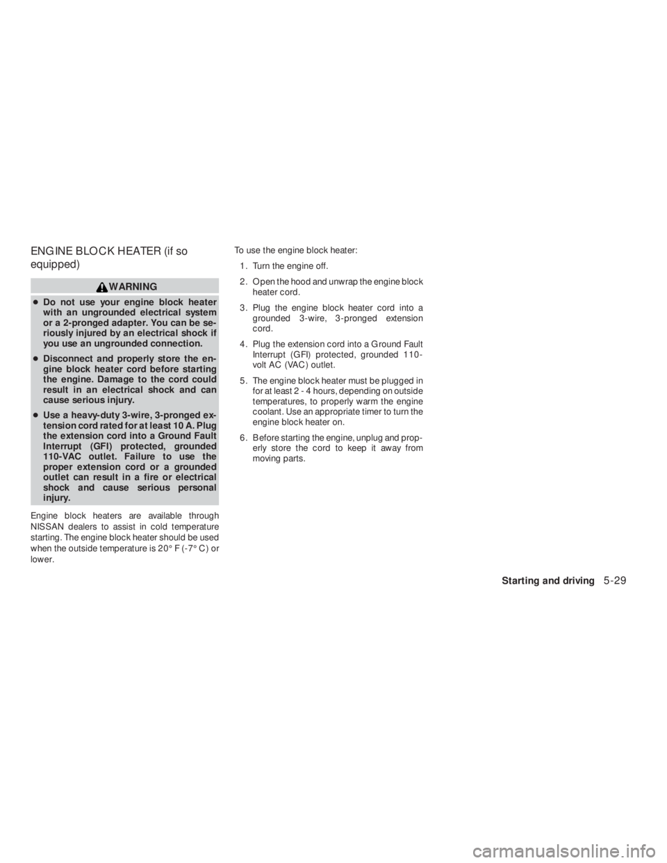 NISSAN ALTIMA 2009  Owners Manual 