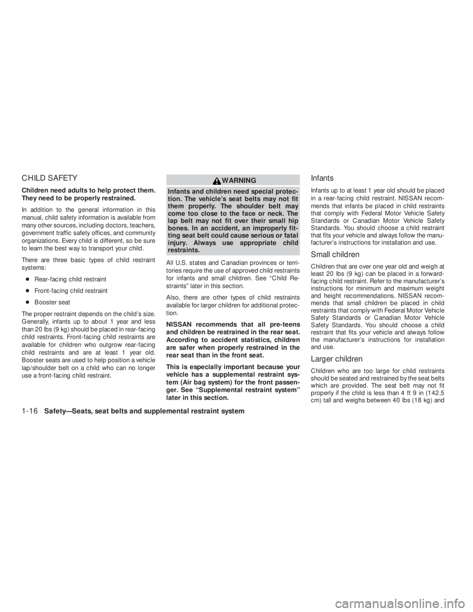 NISSAN ALTIMA 2009  Owners Manual 