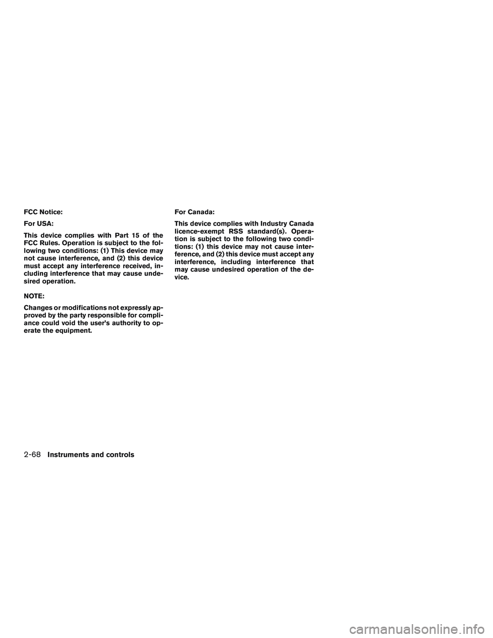 NISSAN ARMADA PLATINUM 2015  Owners Manual 