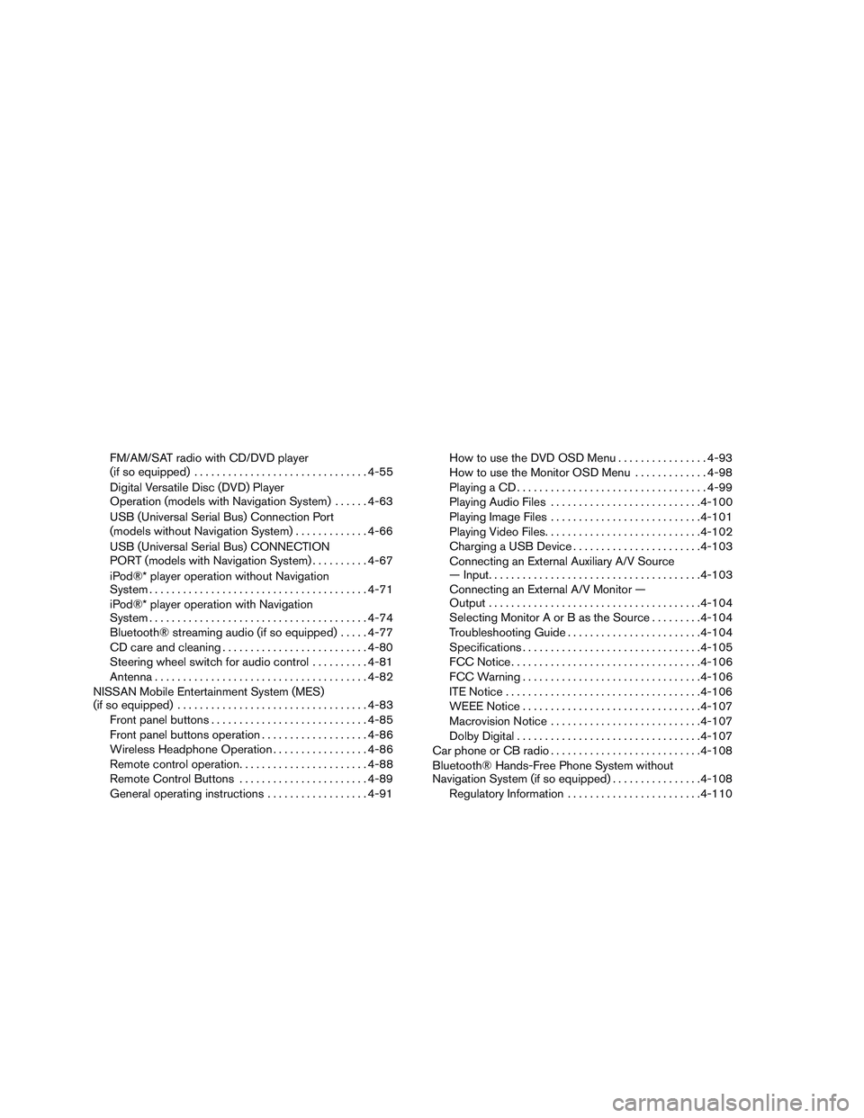 NISSAN ARMADA PLATINUM 2015  Owners Manual 