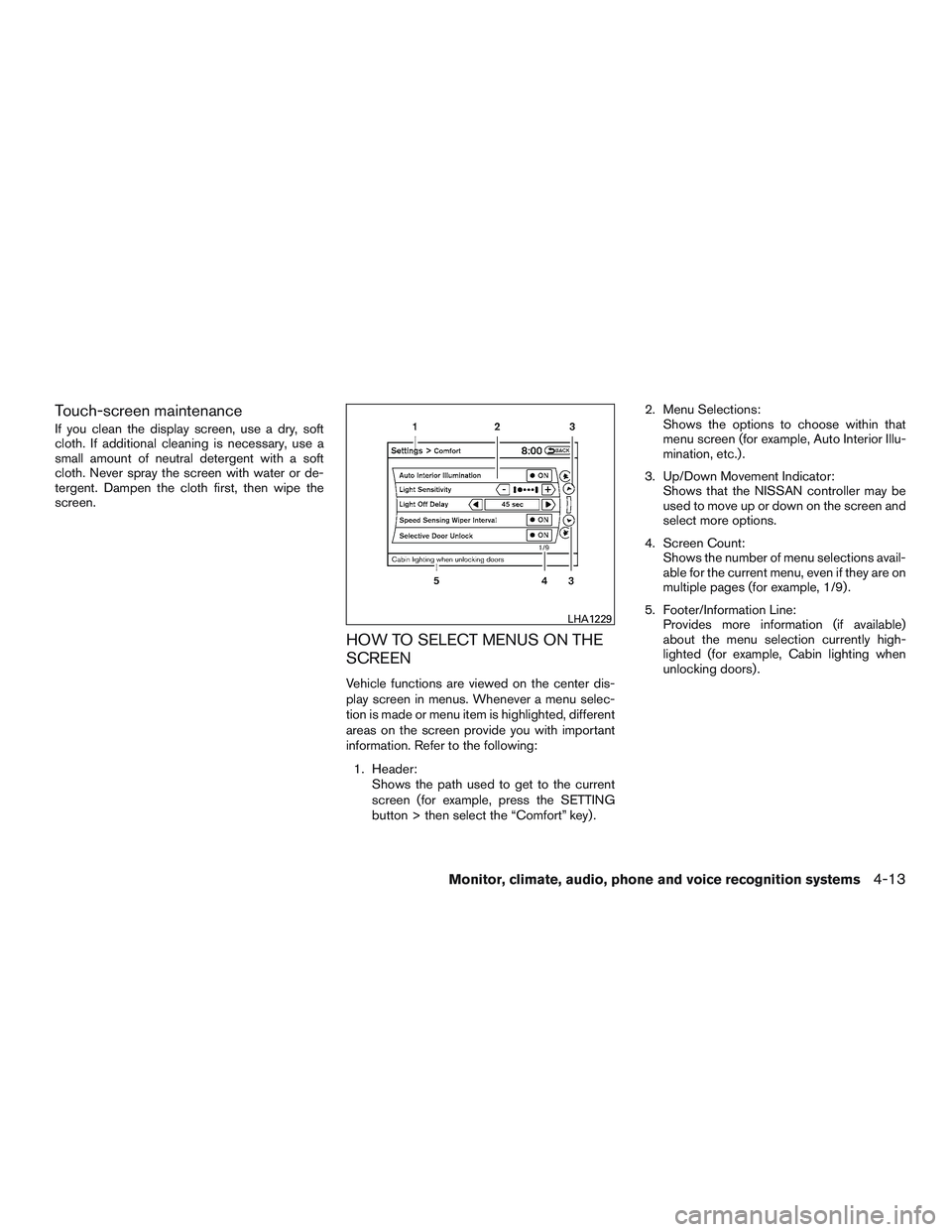 NISSAN ARMADA PLATINUM 2015  Owners Manual 