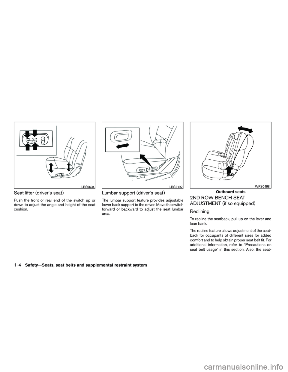 NISSAN ARMADA PLATINUM 2015  Owners Manual 