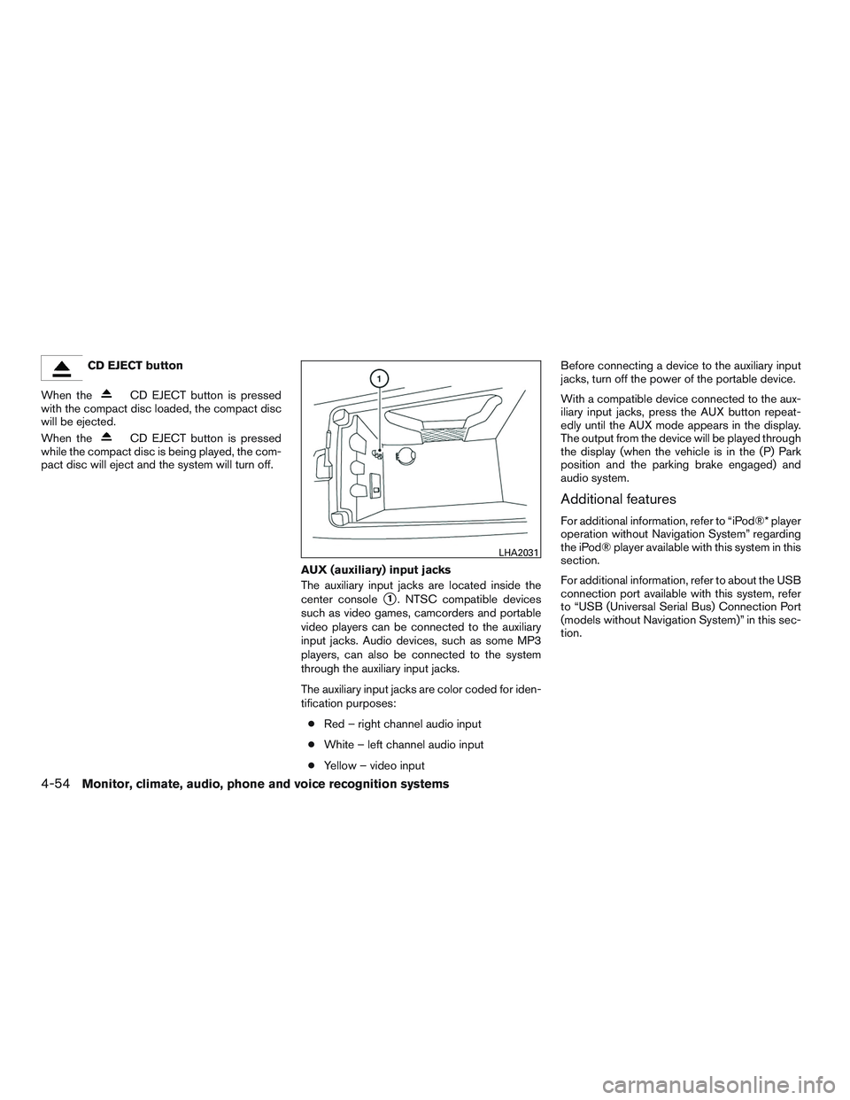 NISSAN ARMADA PLATINUM 2015  Owners Manual 
