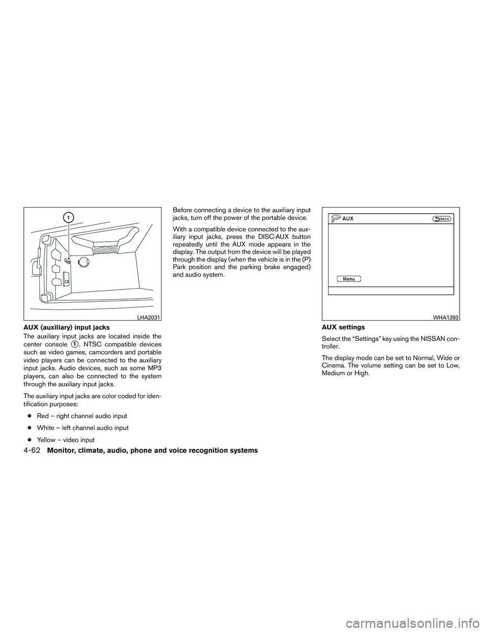 NISSAN ARMADA PLATINUM 2015  Owners Manual 