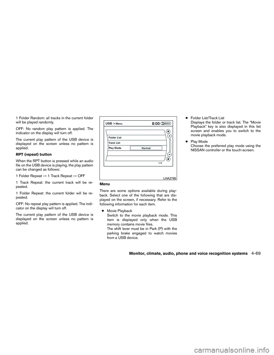 NISSAN ARMADA PLATINUM 2015  Owners Manual 