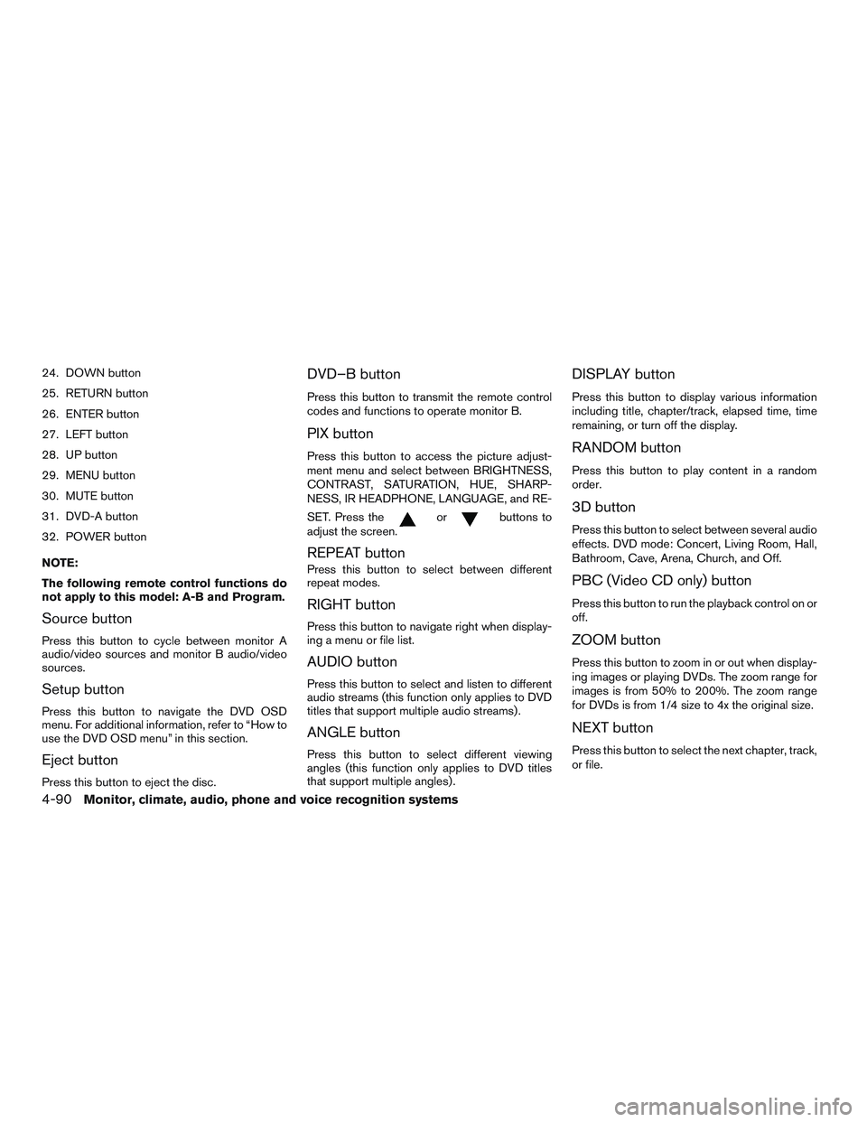 NISSAN ARMADA PLATINUM 2015  Owners Manual 
