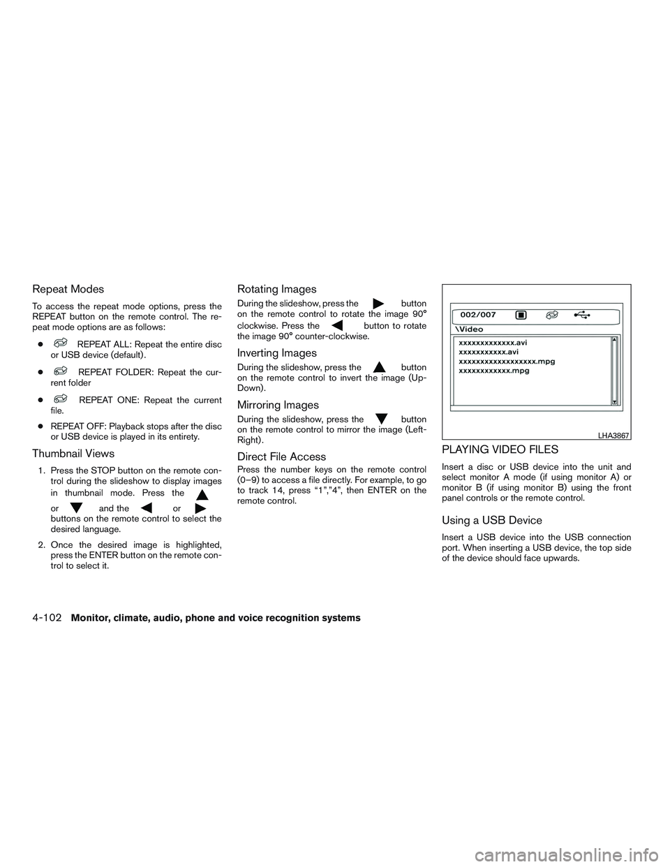NISSAN ARMADA PLATINUM 2015  Owners Manual 