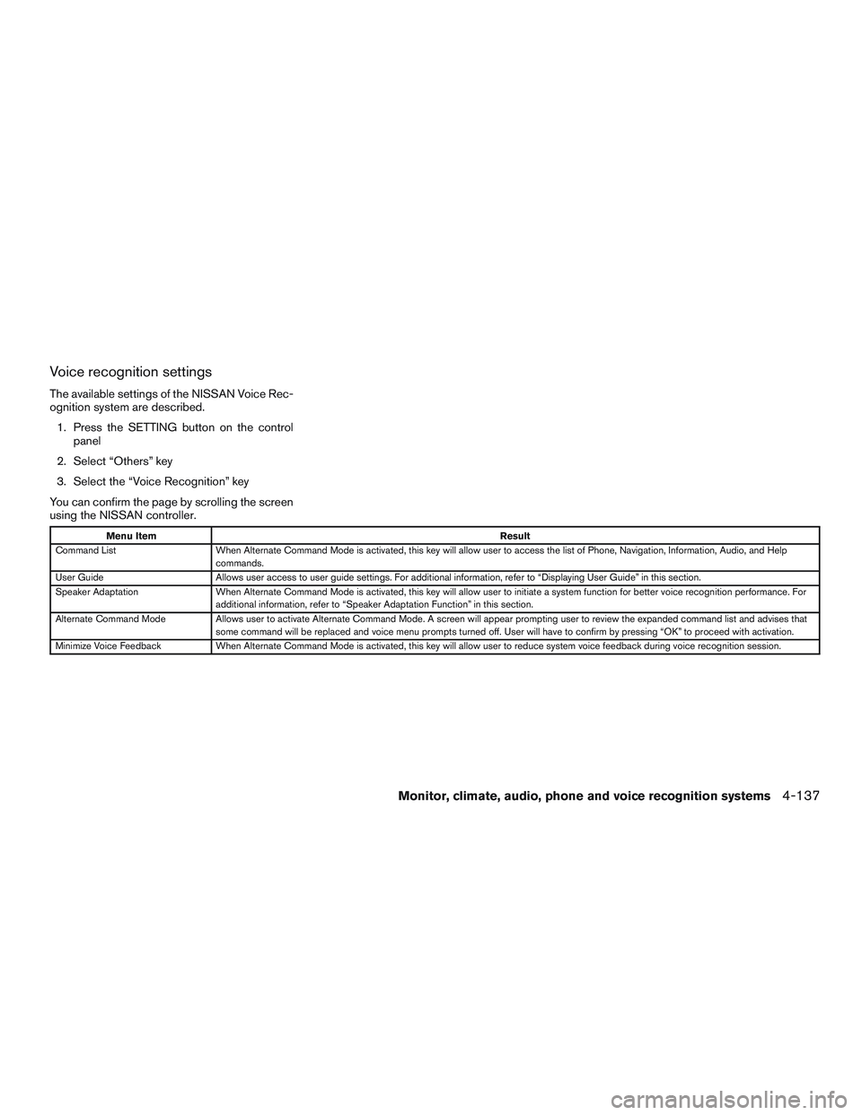 NISSAN ARMADA PLATINUM 2015  Owners Manual 