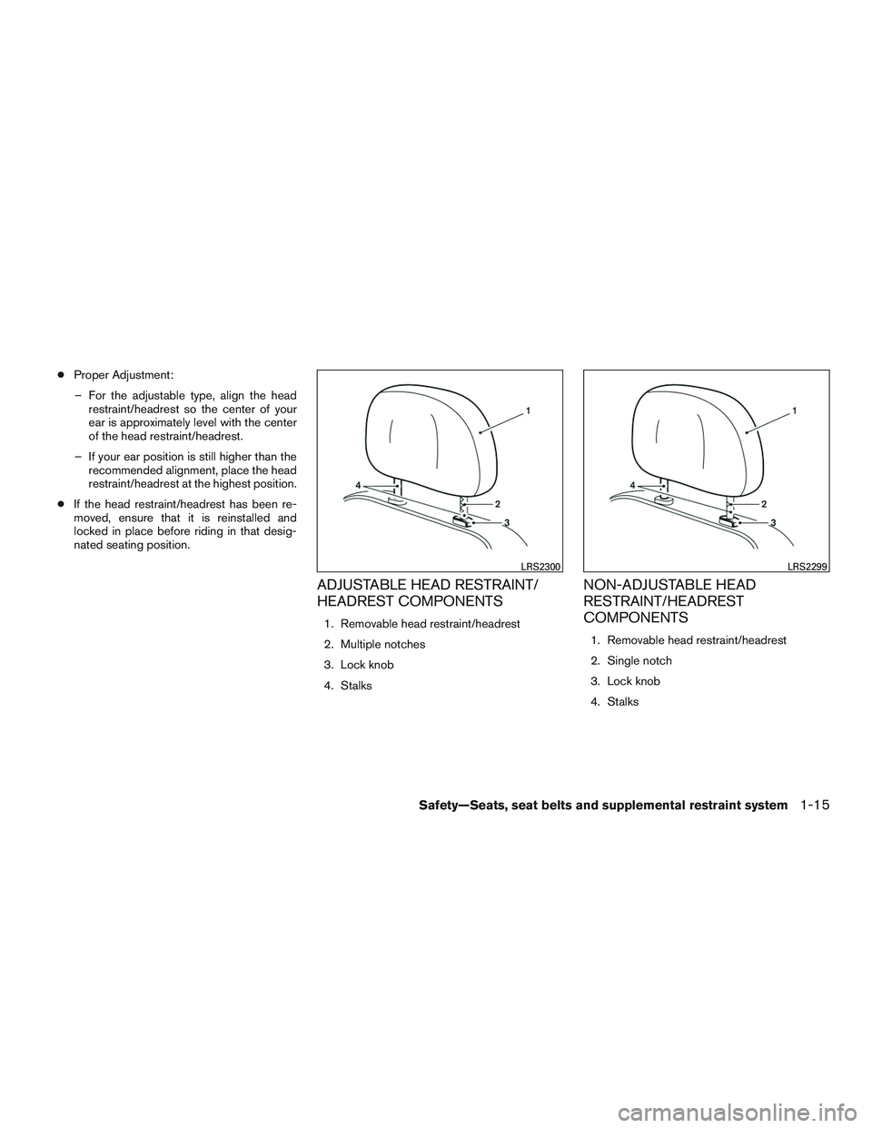NISSAN ARMADA PLATINUM 2015  Owners Manual 