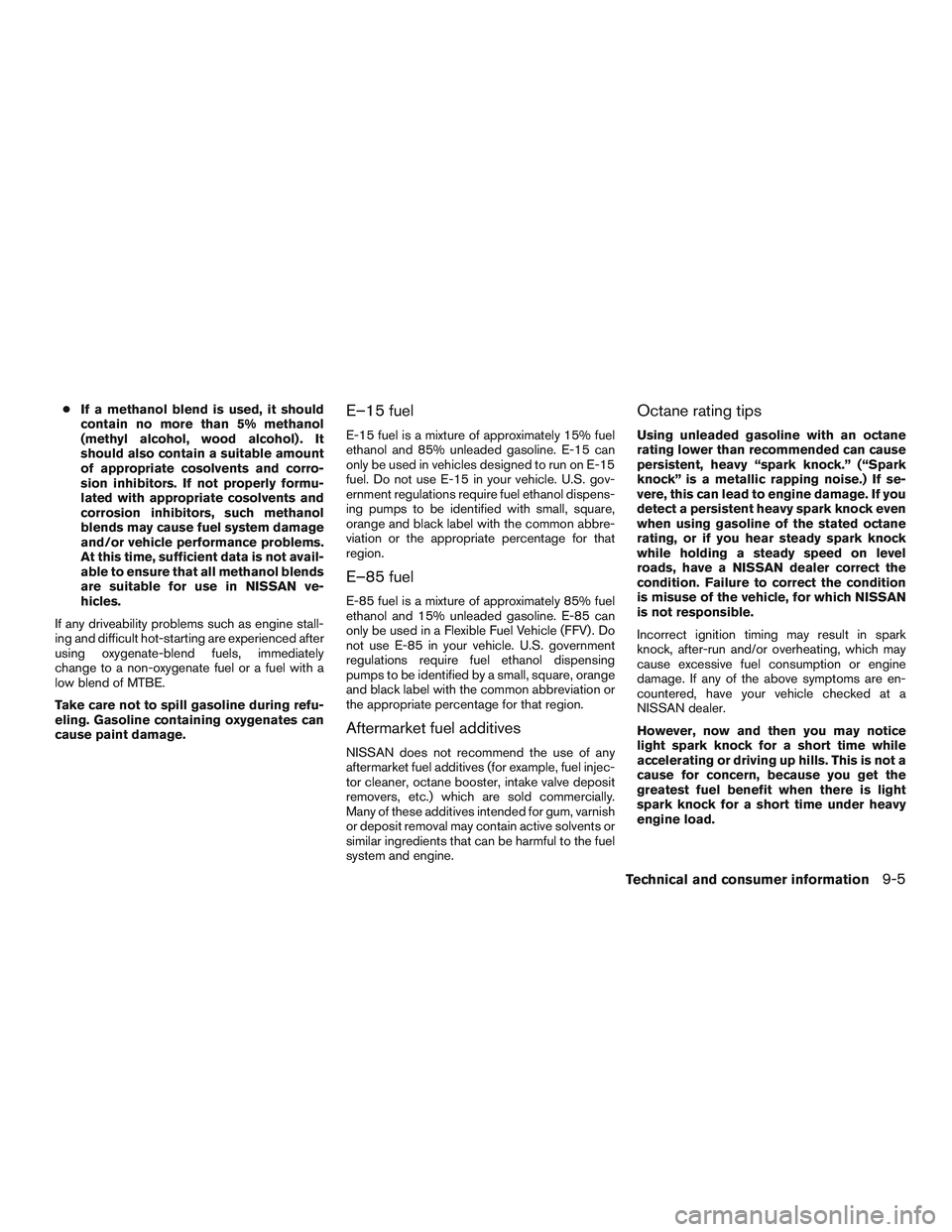 NISSAN ARMADA PLATINUM 2015  Owners Manual 