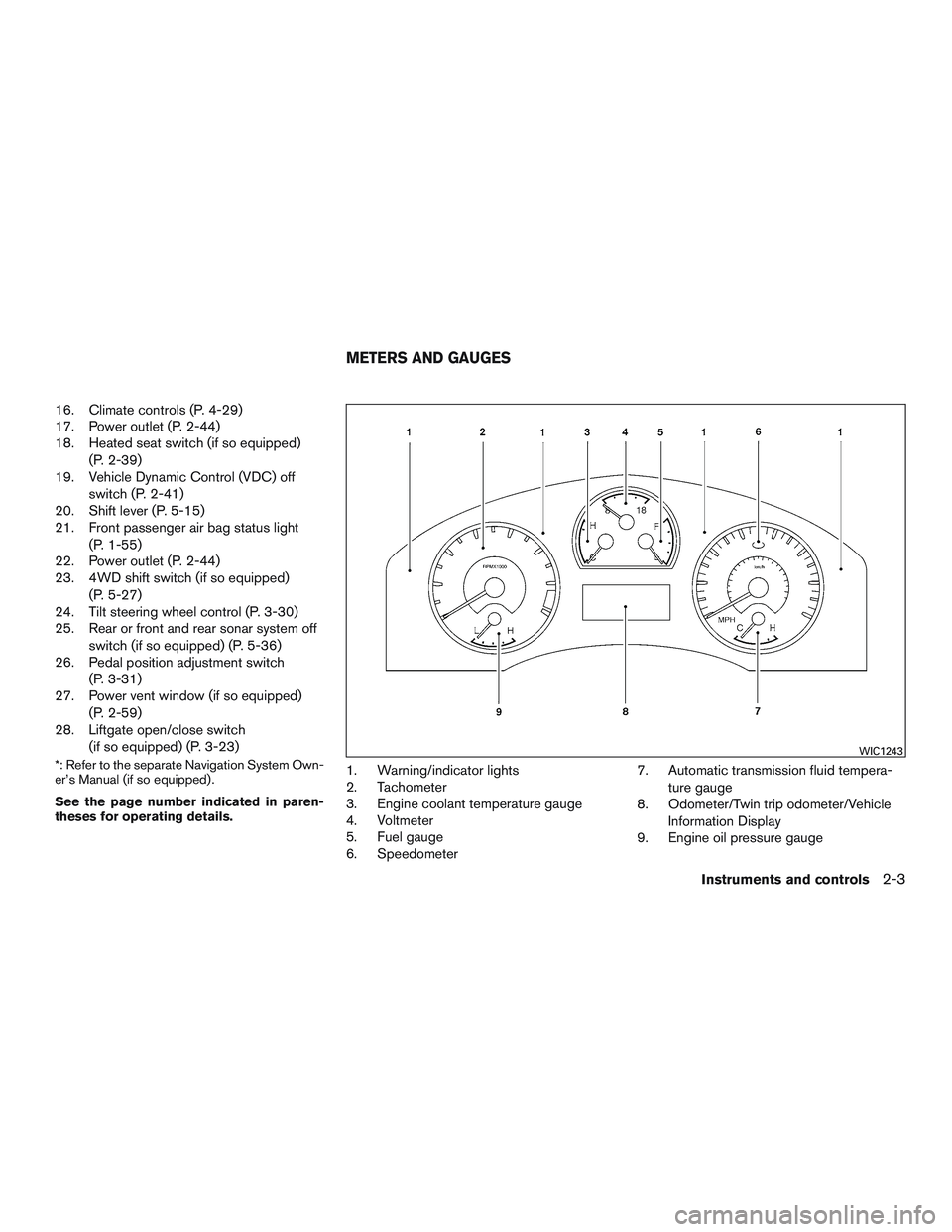NISSAN ARMADA PLATINUM 2015  Owners Manual 
