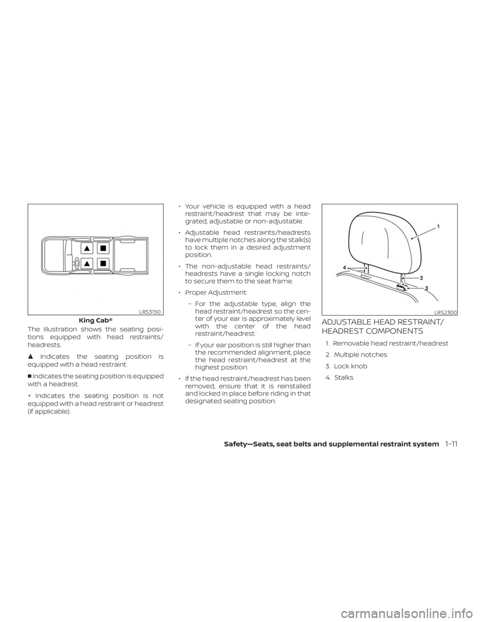 NISSAN FRONTIER PRO-4X 2019  Owners Manual 
