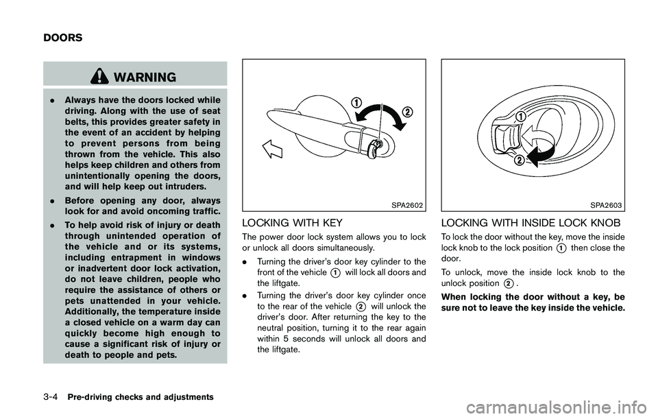 NISSAN JUKE 2018  Owners Manual 