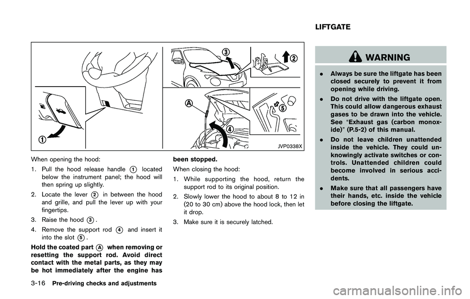 NISSAN JUKE 2018  Owners Manual CUP HOLDERS 