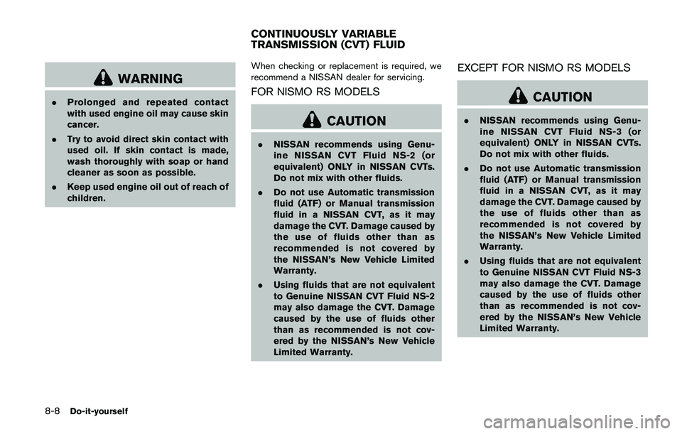 NISSAN JUKE 2021  Owners Manual 