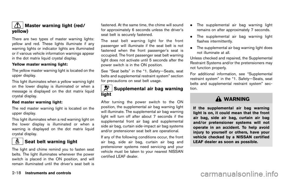 NISSAN LEAF 2012  Owners Manual 