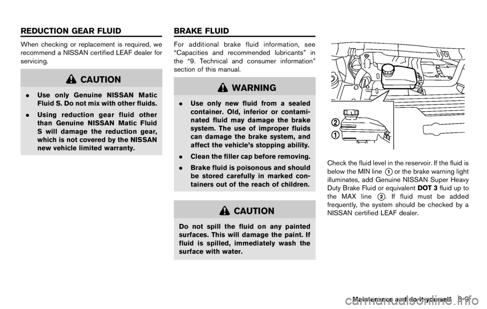 NISSAN LEAF 2012  Owners Manual 