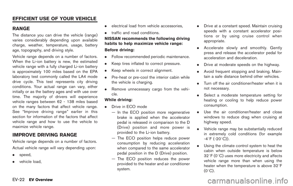 NISSAN LEAF 2012  Owners Manual 