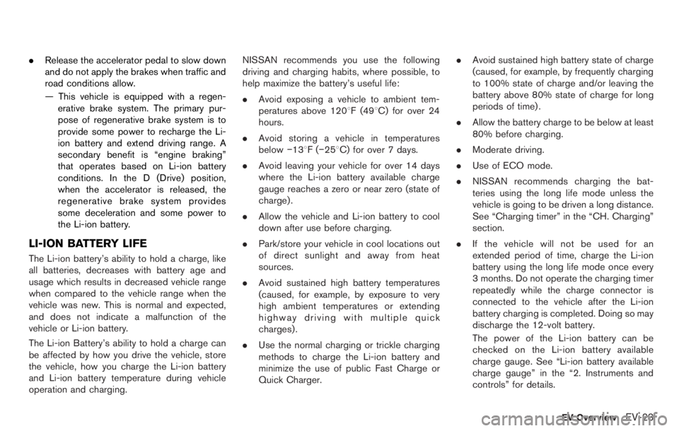 NISSAN LEAF 2012  Owners Manual 