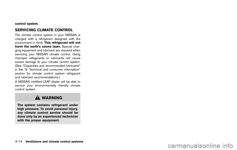 NISSAN LEAF 2011  Owners Manual 