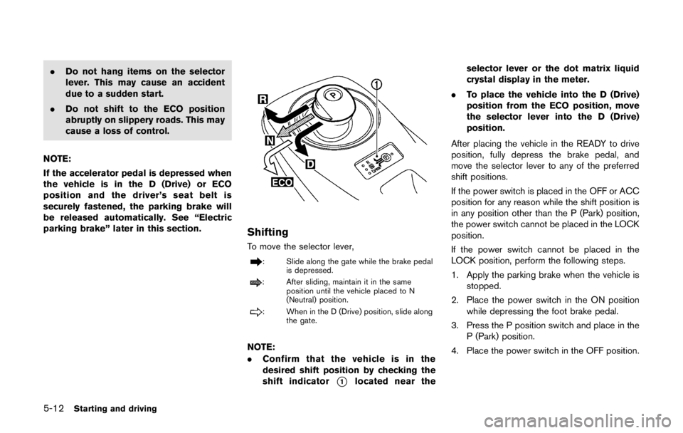 NISSAN LEAF 2011  Owners Manual 