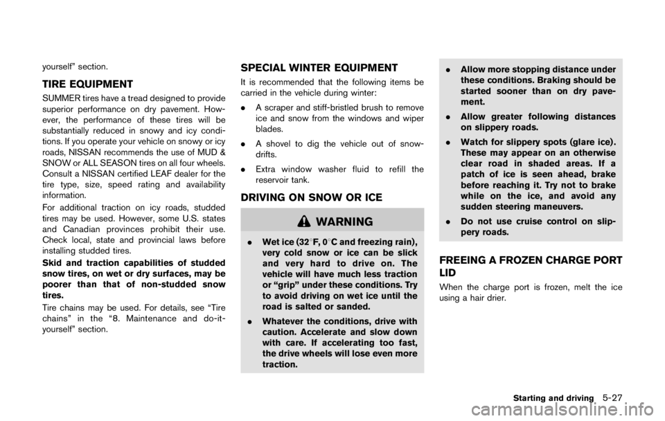 NISSAN LEAF 2011  Owners Manual 