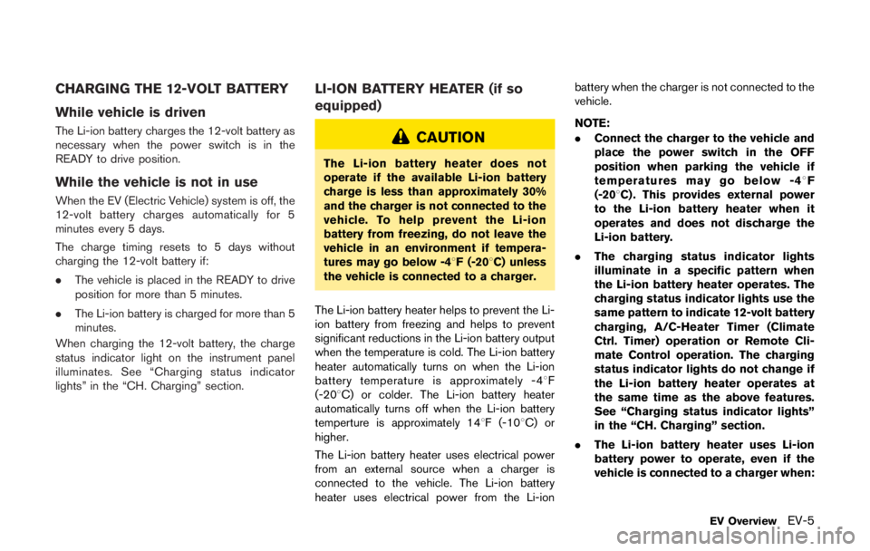 NISSAN LEAF 2011  Owners Manual 