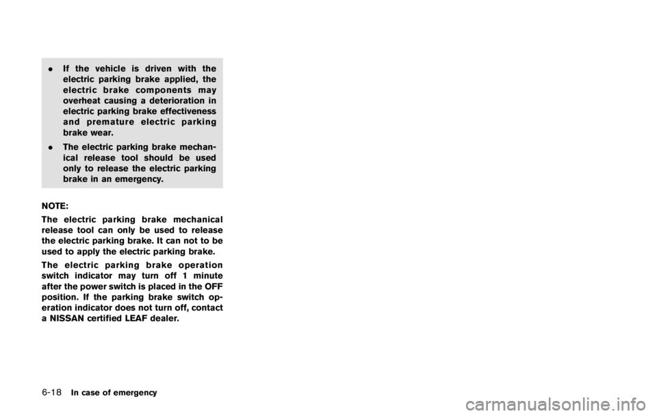 NISSAN LEAF 2011  Owners Manual 