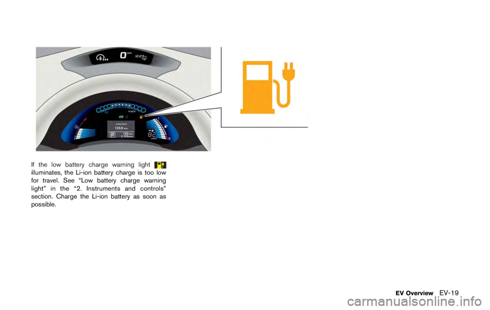 NISSAN LEAF 2011  Owners Manual 5. Remove the protective cap*Aof the hose
and screw the hose securely onto the tire
valve. Make sure that the pressure release
valve
*Bis securely tightened. Make sure
that the air compressor switch i