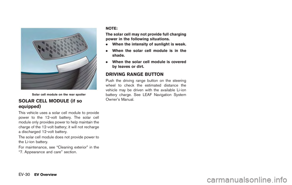 NISSAN LEAF 2011  Owners Manual 