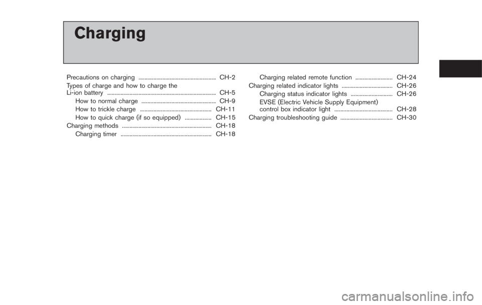 NISSAN LEAF 2011  Owners Manual 