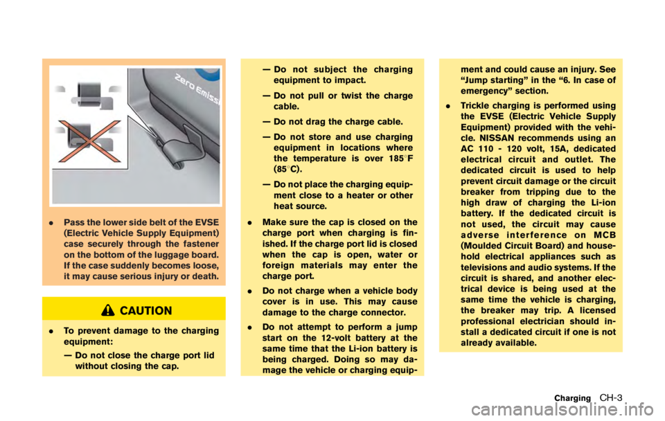 NISSAN LEAF 2011  Owners Manual 