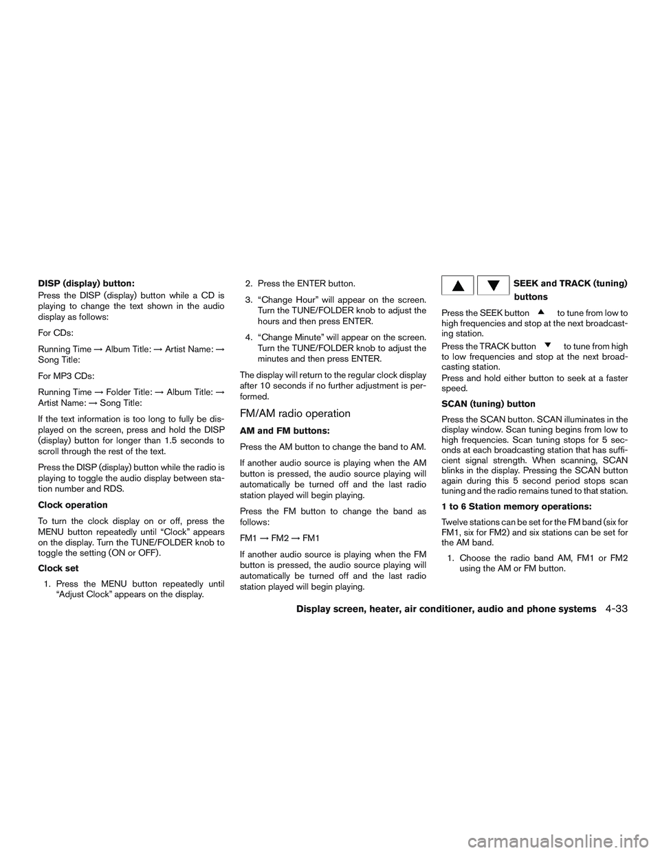 NISSAN MICRA 2013  Owners Manual 