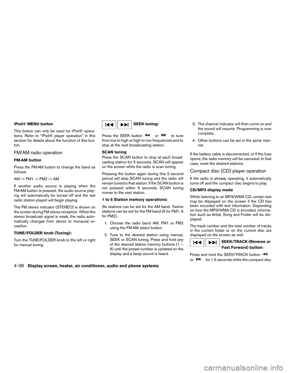 NISSAN MICRA 2012  Owners Manual 