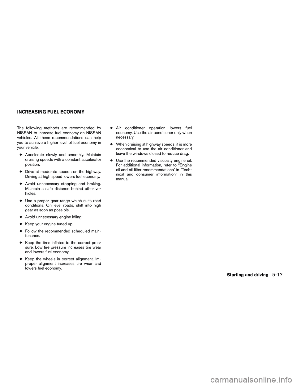 NISSAN MICRA 2012  Owners Manual 