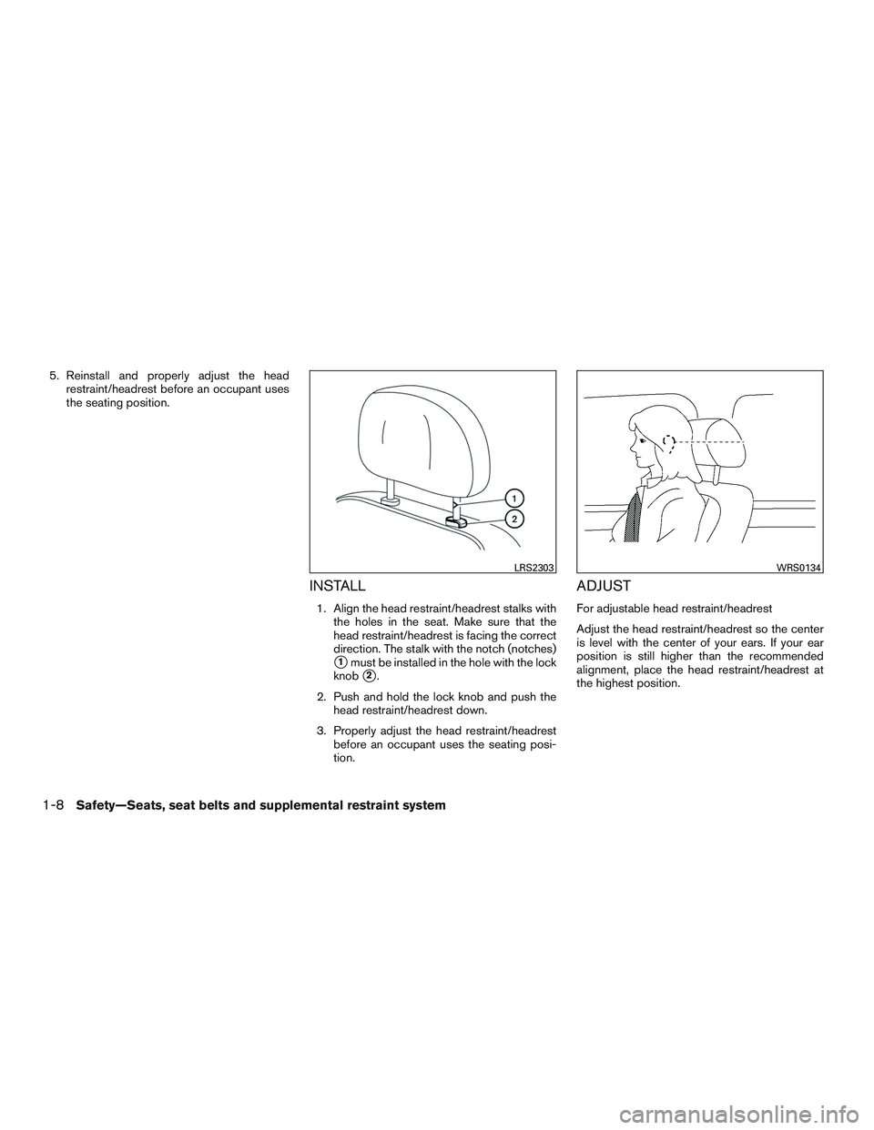 NISSAN MICRA 2012  Owners Manual 